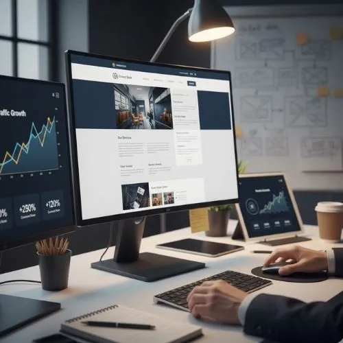 Creación de sitio web para negocios por Social Geek